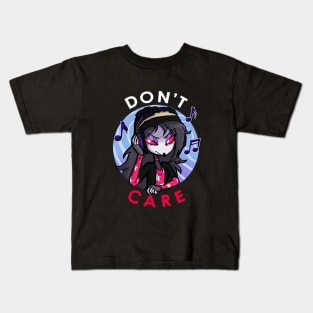 Octavia - "Don't Care" Kids T-Shirt